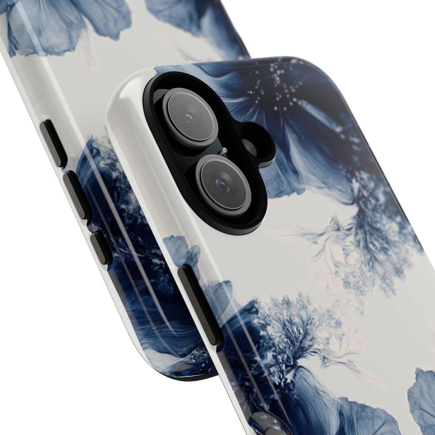 Floral Indigo Tough Phone Case