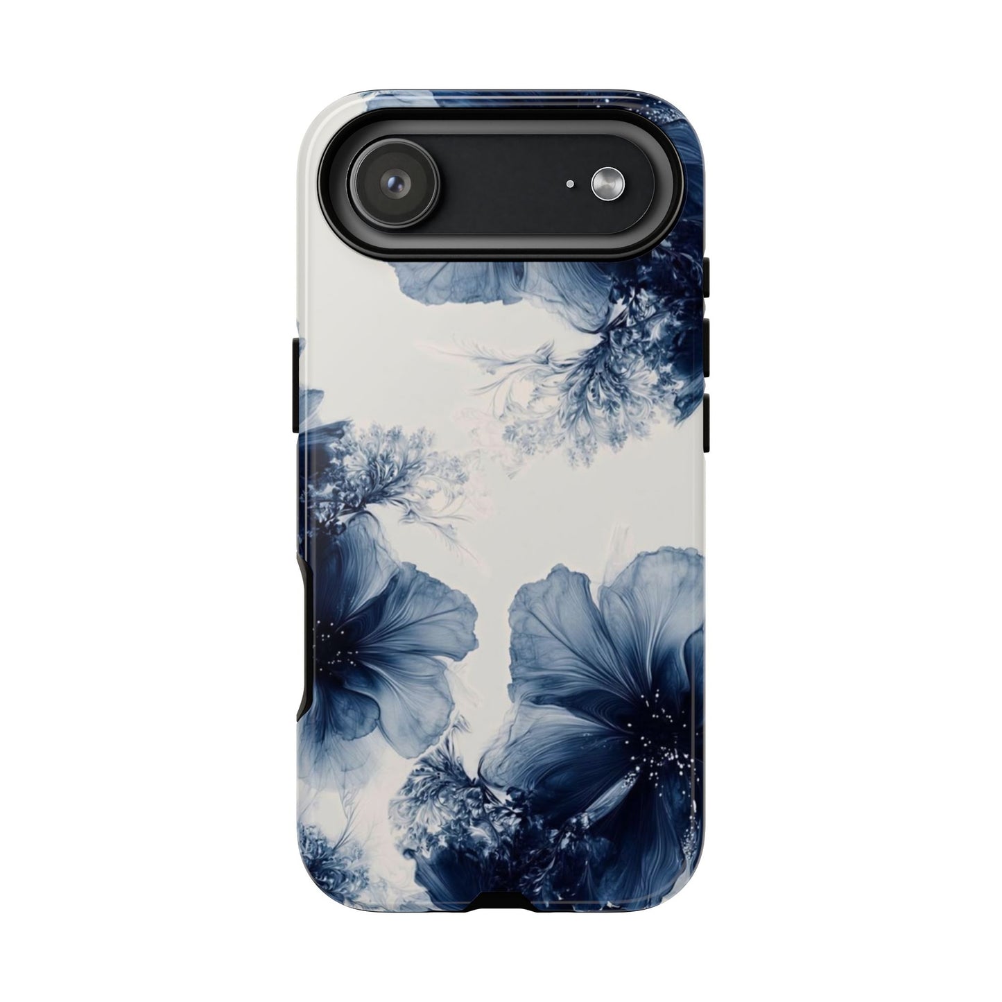 Floral Indigo Tough Phone Case