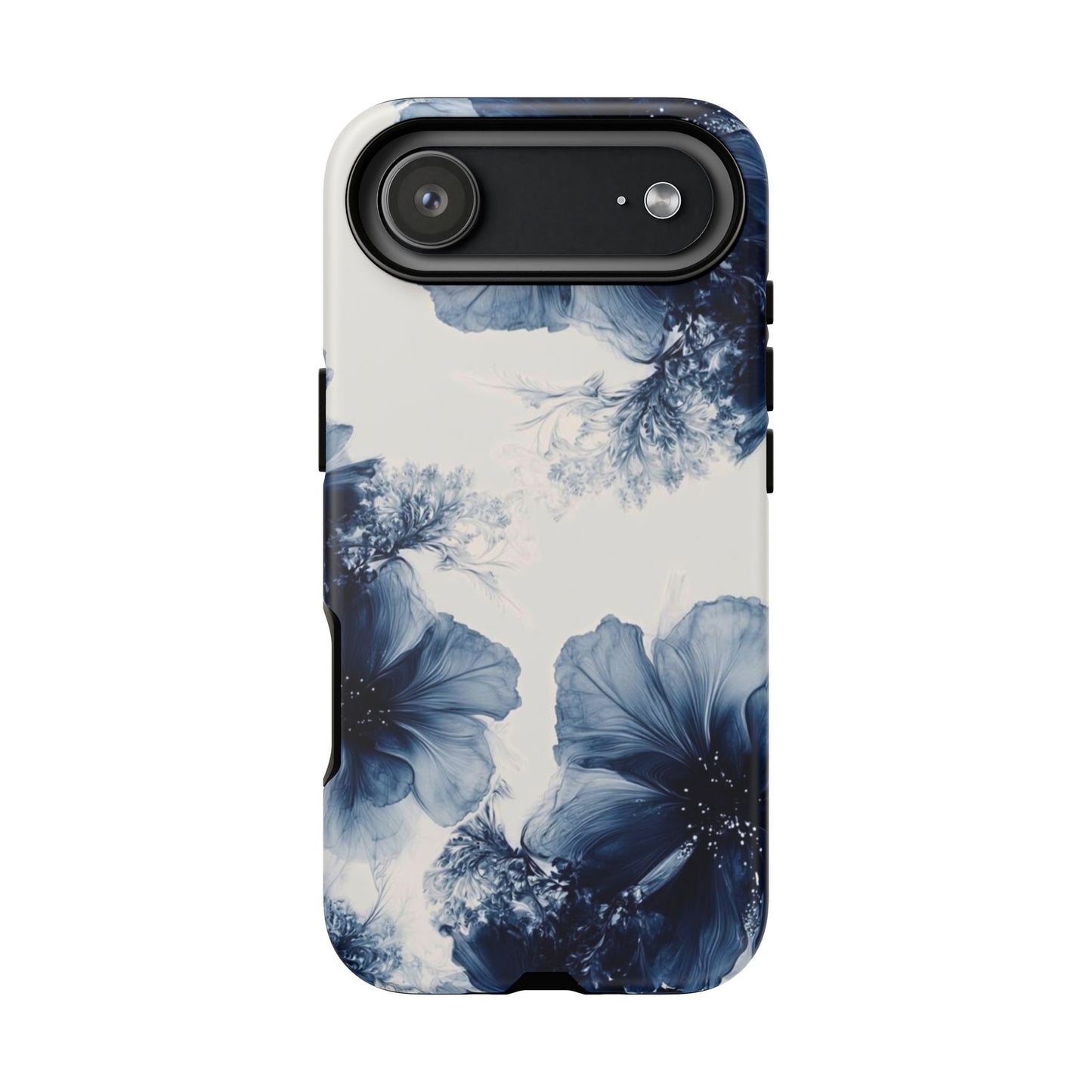 Floral Indigo Tough Phone Case