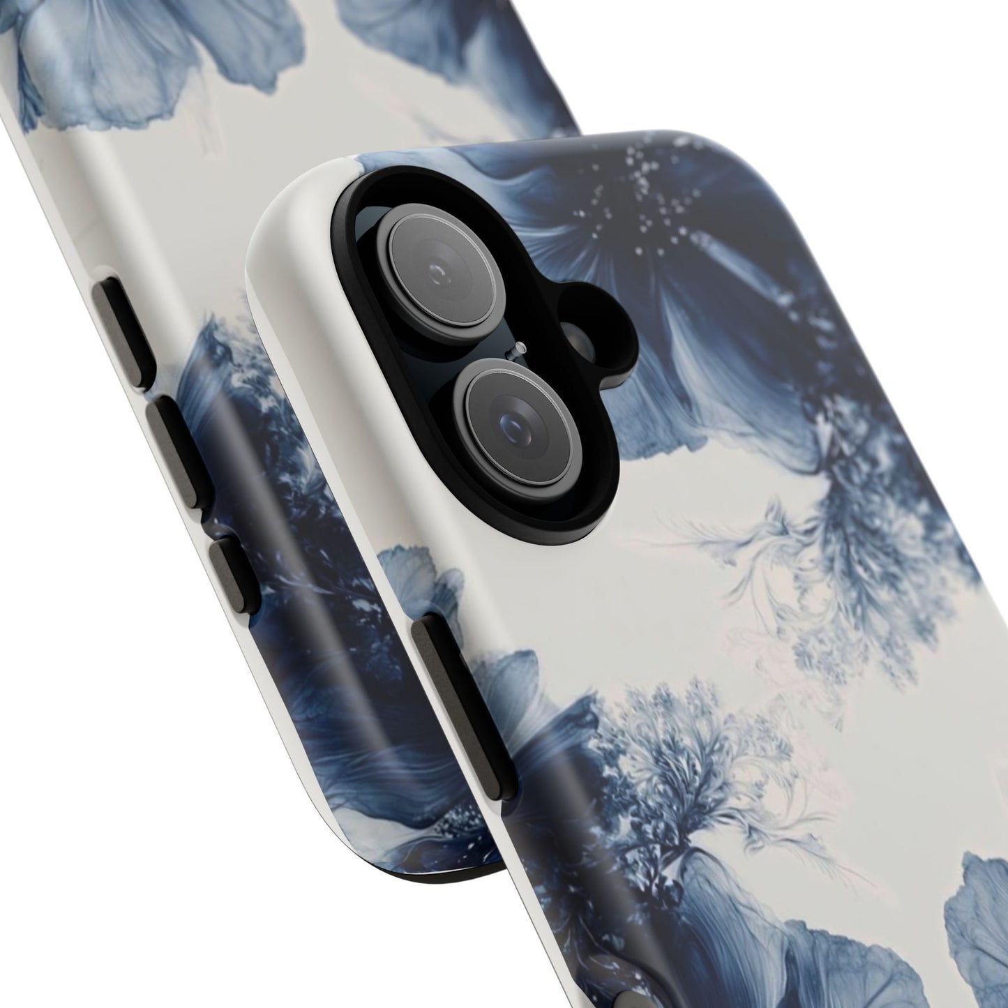 Floral Indigo Tough Phone Case